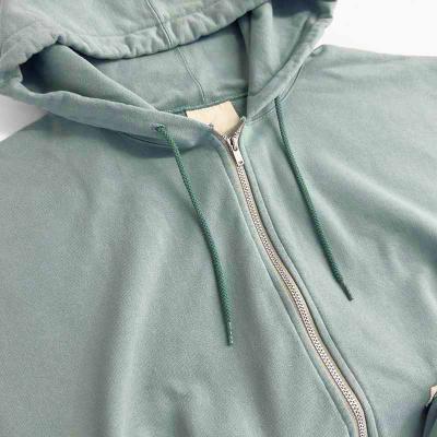 refomed [ "KINCHAKU" ZIPUP HOODIE ] MINT