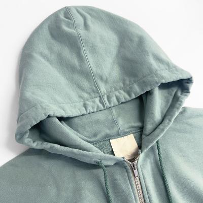 refomed [ "KINCHAKU" ZIPUP HOODIE ] MINT