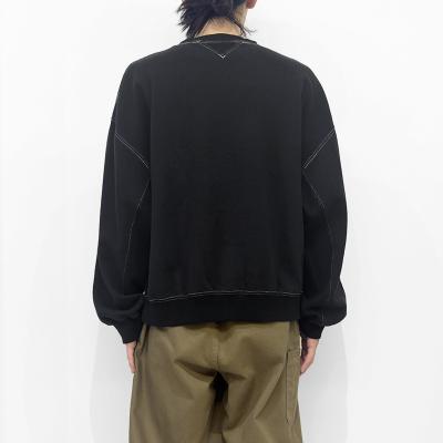 refomed [ 10WASH SWEATER ] BLACK