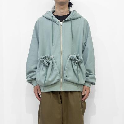 refomed [ "KINCHAKU" ZIPUP HOODIE ] MINT