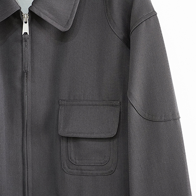 MATSUFUJI [ Wool Cargo Pocket Work Jacket ] CHARCOAL