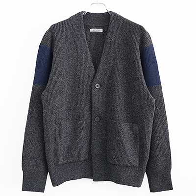 MATSUFUJI [ Wool Knit Cardigan ] CHARCOAL