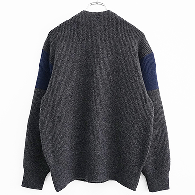 MATSUFUJI [ Wool Knit Cardigan ] CHARCOAL