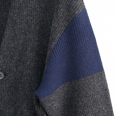 MATSUFUJI [ Wool Knit Cardigan ] CHARCOAL