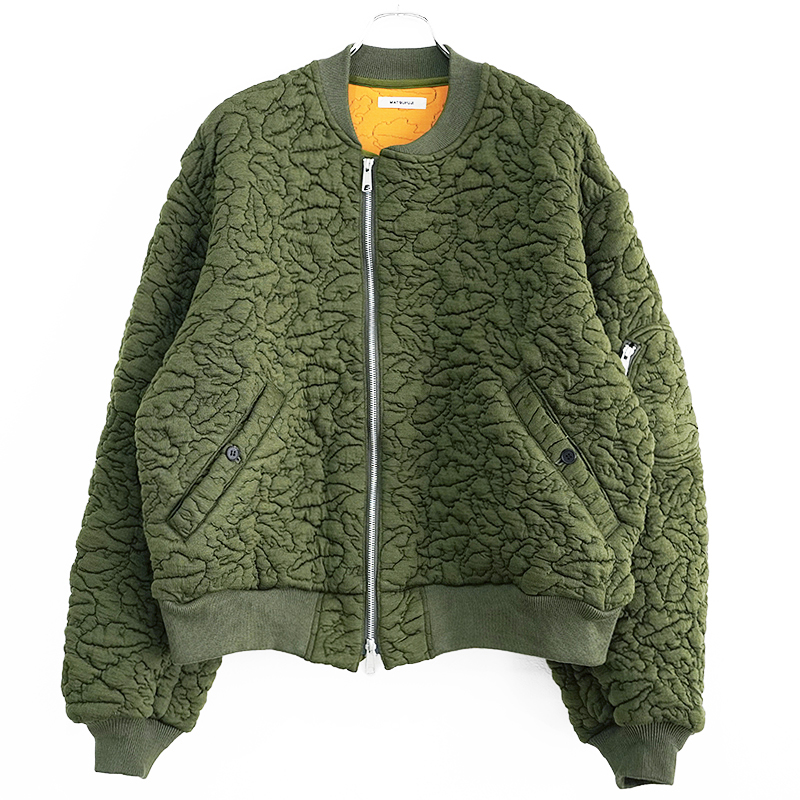 MATSUFUJI  Quilted Jacquard Jacket