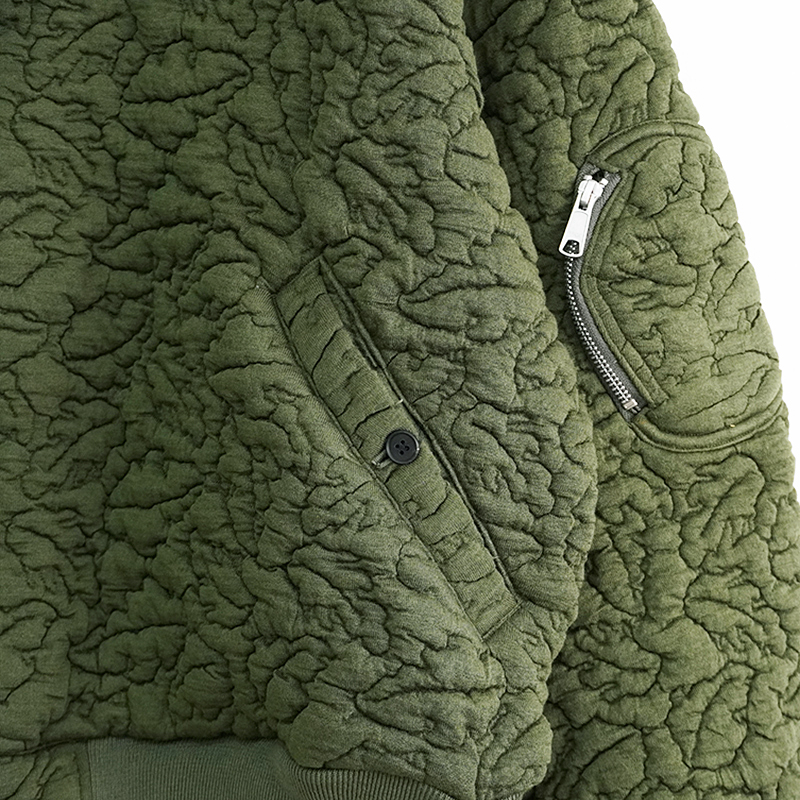 MATSUFUJI [ Leaves quilted Jacquard Jacket ] OLIVE | ロイド・エフ ...