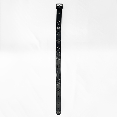 URU [ LEATHER BELT TYPE A ] BLACK