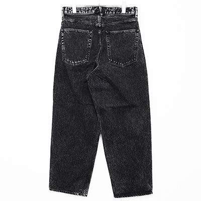 URU [ COTTON DENIM 5 POCKET PANTS TYPE C ] BLACK