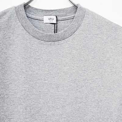 URU [ CREW NECK L/S TEE ] H.GRAY