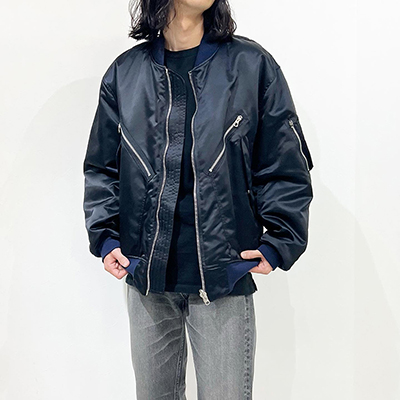 DAIRIKU [ "Terri" Flight Jacket ] Navy