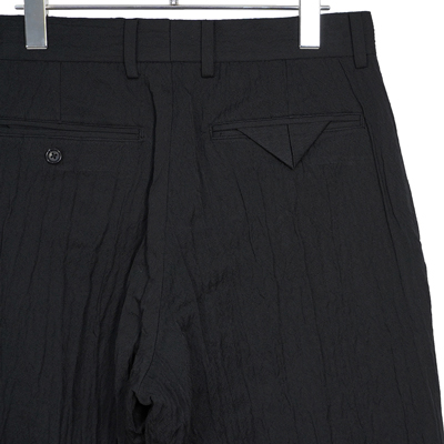 Sasquatchfabrix. [ SIWA SIWA WIDE SILHOETTE SLACKS ] BLACK