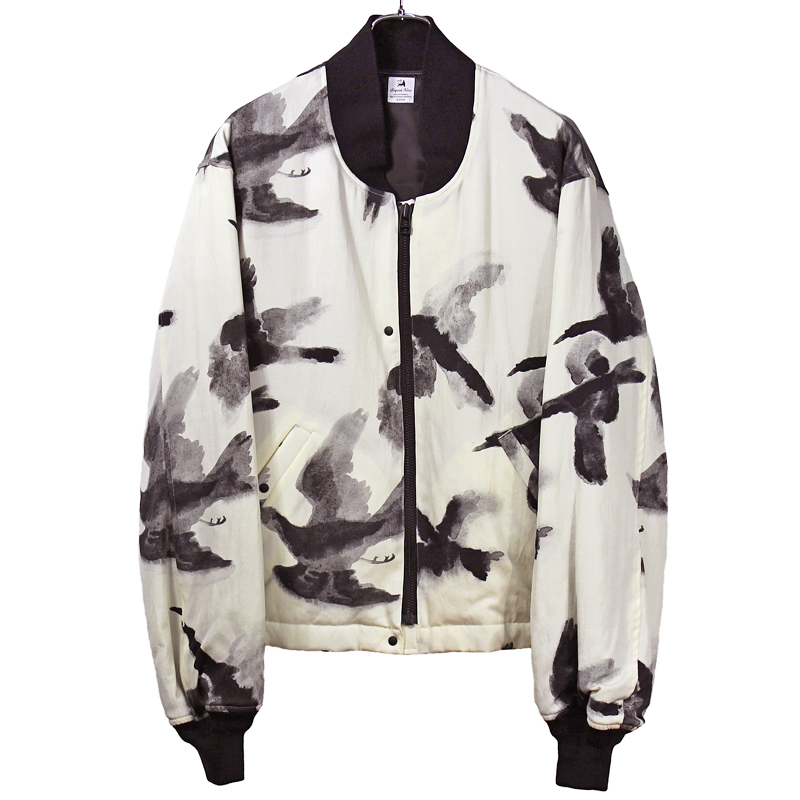 19aw CROW PATTERN JACKET MA-1