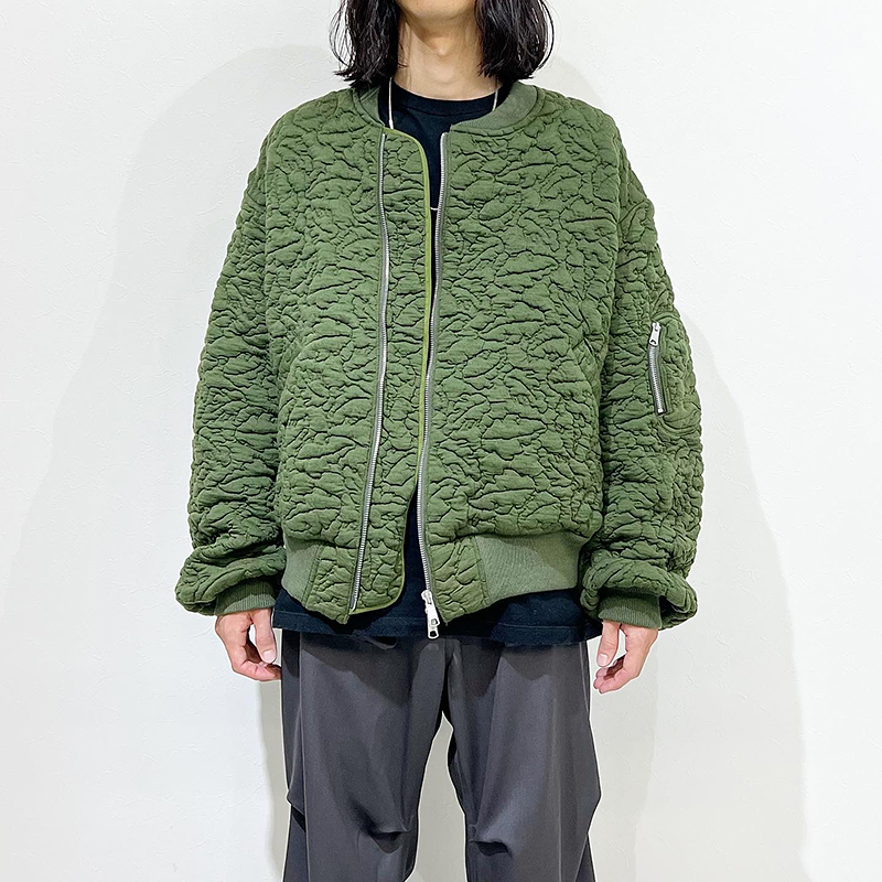 MATSUFUJI [ Leaves quilted Jacquard Jacket ] OLIVE | ロイド・エフ ...