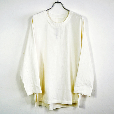 YANTOR [ 3ply Khadi Long Pullover ] WHITE