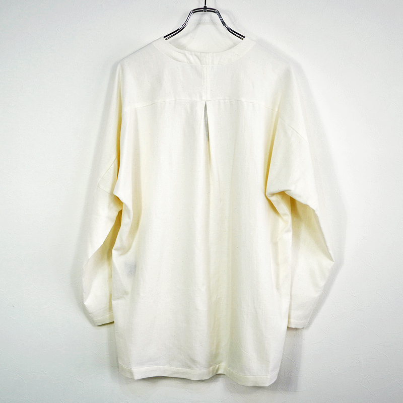 YANTOR [ 3ply Khadi Long Pullover ] WHITE
