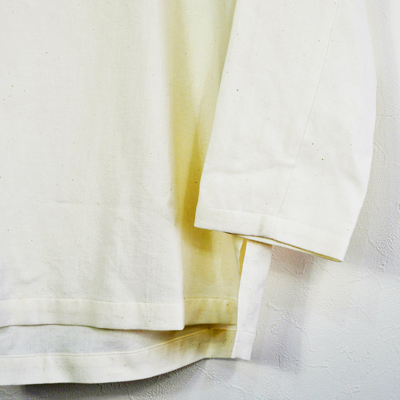 YANTOR [ 3ply Khadi Long Pullover ] WHITE