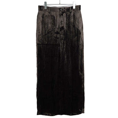 Sasquatchfabrix. [ SIWA SIWA WIDE SILHOETTE SLACKS ] DARK BROWN