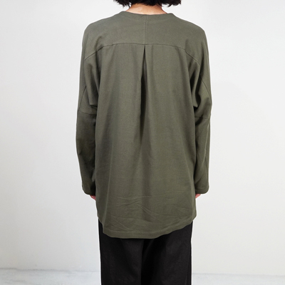 YANTOR [ 3ply Khadi Long Pullover ] CHARCOAL