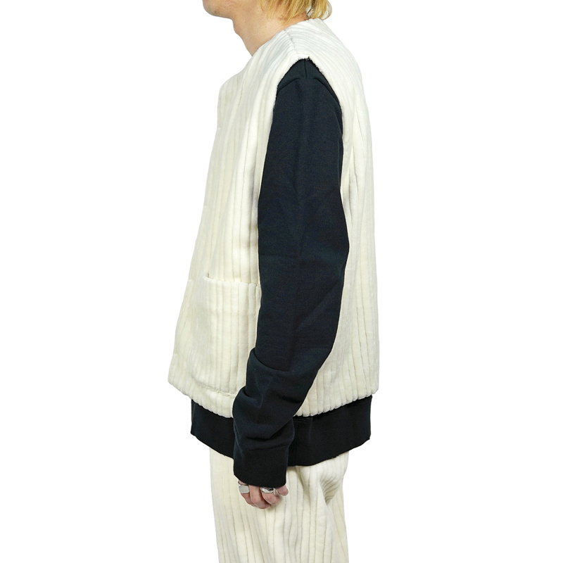 MATSUFUJI [ Wide Corduroy Vest ] OFF | ロイド・エフダブリュー (LLOYD FW)
