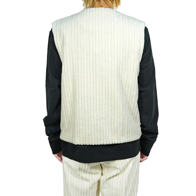 MATSUFUJI [ Wide Corduroy Vest ] OFF