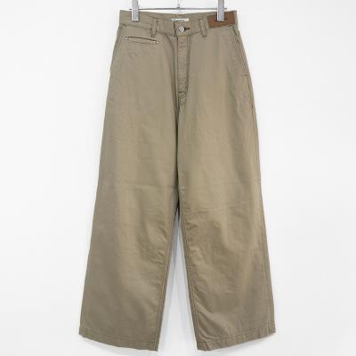 MATSUFUJI [ Wide Drill Trousers ] BEIGE