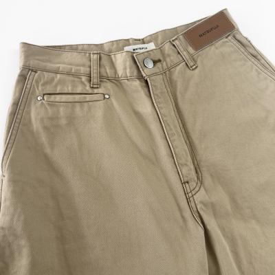 MATSUFUJI [ Wide Drill Trousers ] BEIGE