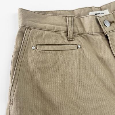 MATSUFUJI [ Wide Drill Trousers ] BEIGE