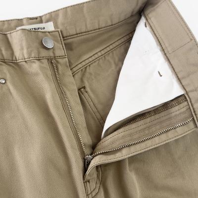MATSUFUJI [ Wide Drill Trousers ] BEIGE