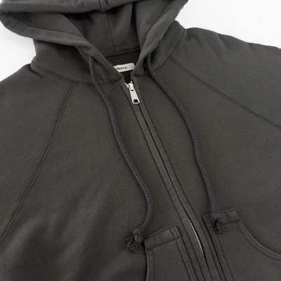 MATSUFUJI [ Zip up Sweat Hoodie ] TAUPE