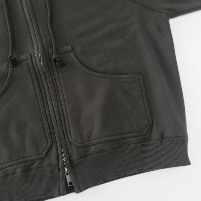 MATSUFUJI [ Zip up Sweat Hoodie ] TAUPE