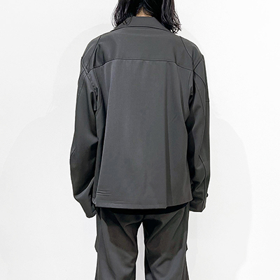 MATSUFUJI [ Wool Cargo Pocket Work Jacket ] CHARCOAL