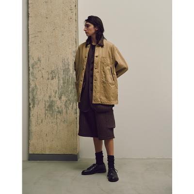 MATSUFUJI [ Connected Pockets Drill Jacket ] BEIGE