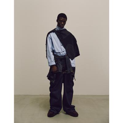 MATSUFUJI [ Wide Denim Trousers ] INDIGO