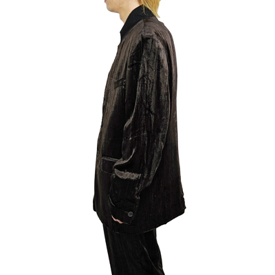 Sasquatchfabrix. [ SIWA SIWA LAPEL JACKET ] DARK BROWN