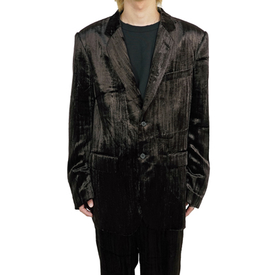 Sasquatchfabrix. [ SIWA SIWA LAPEL JACKET ] DARK BROWN