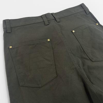 UNUSED [ UW1176 (Double knee duck pants) ] OLIVE