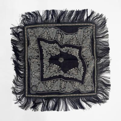 SUGARHILL [ FRINGE BANDANA ] BLACK