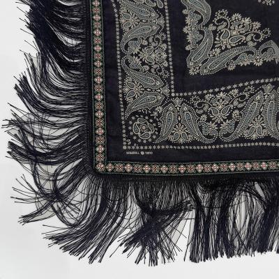 SUGARHILL [ FRINGE BANDANA ] BLACK