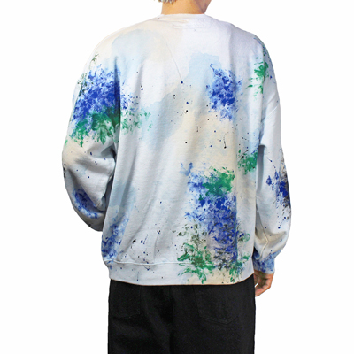 Sasquatchfabrix. [ PAINT VINTAGE SWEATSHIRT ] WHITE