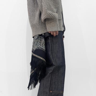 SUGARHILL [ FRINGE BANDANA ] BLACK