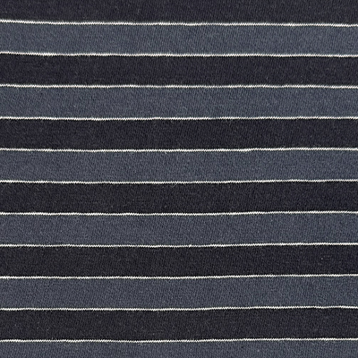 UNUSED [ US2469 (Long sleeve border T-shirt) ] CHARCOAL×BLACK