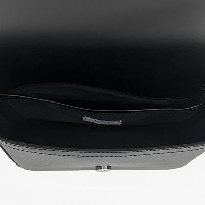 URU [ LEATHER BAG ] BLACK