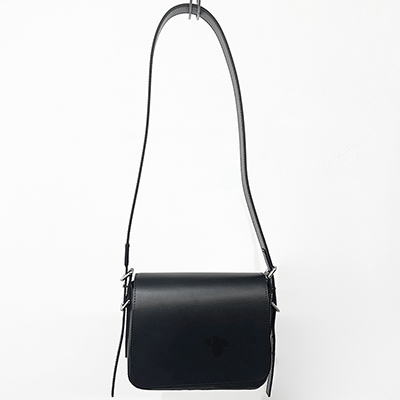 URU [ LEATHER BAG ] BLACK