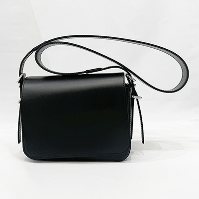 URU [ LEATHER BAG ] BLACK