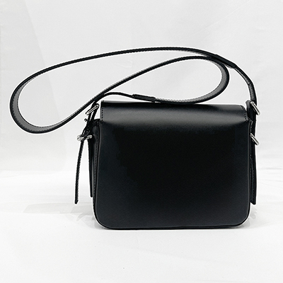 URU [ LEATHER BAG ] BLACK