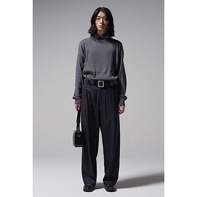 URU [ LEATHER BAG ] BLACK