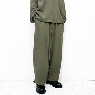 refomed [ AZEAMI THERMAL PANTS ] KHAKI
