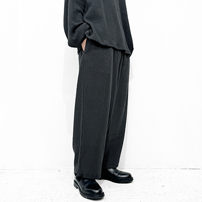 refomed [ AZEAMI THERMAL PANTS ] CHARCOAL