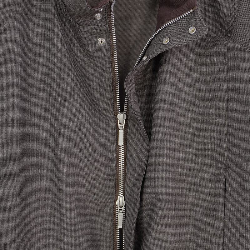MATSUFUJI [ Wool Stand Collar Jacket ] BROWN | ロイド・エフ