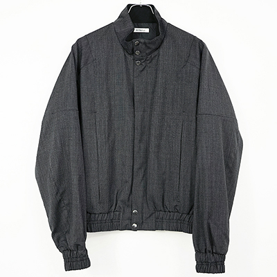 MATSUFUJI [ Wool Stand Collar Jacket ] BLACK